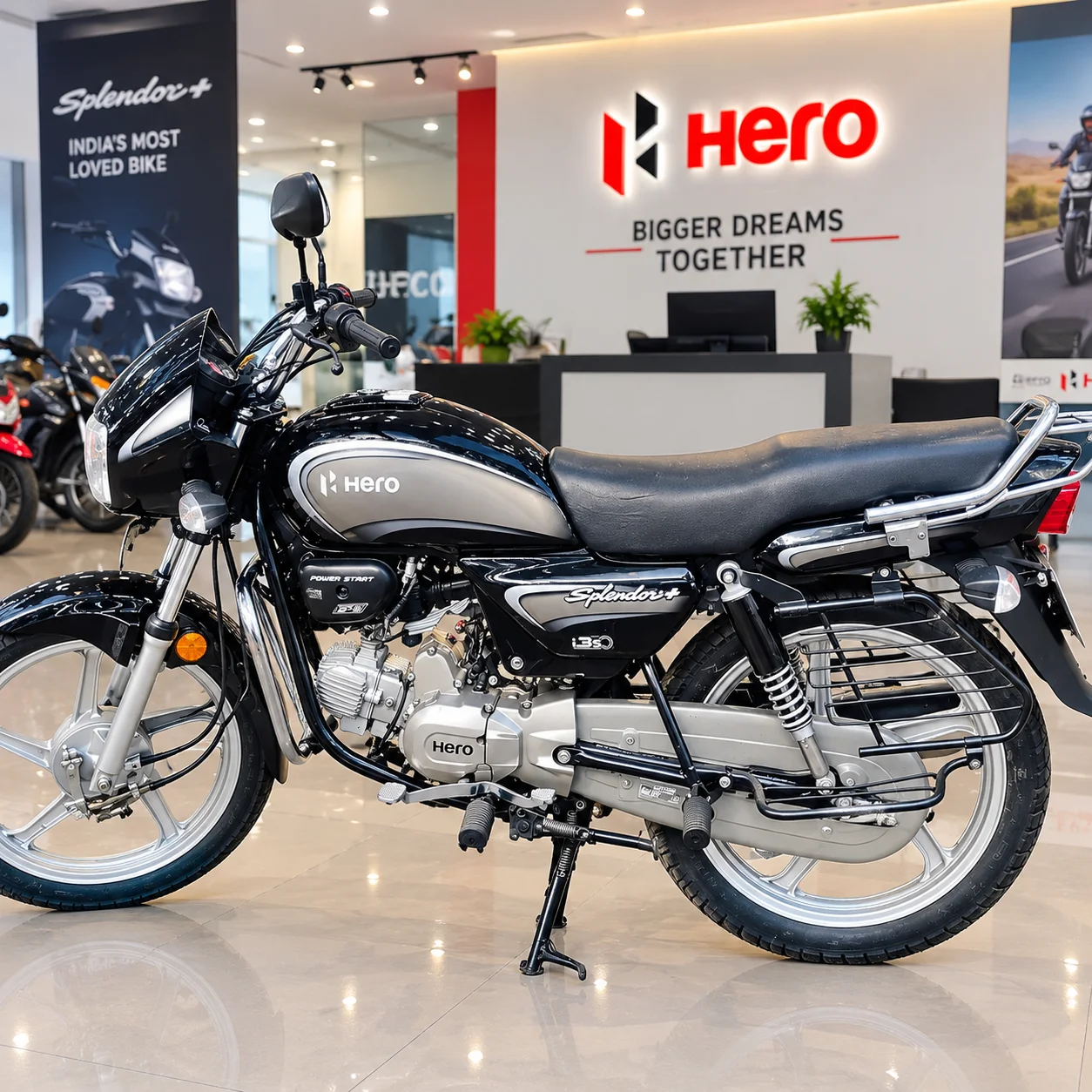 Used Bike Hero Splendor Showroom Display - Winloo