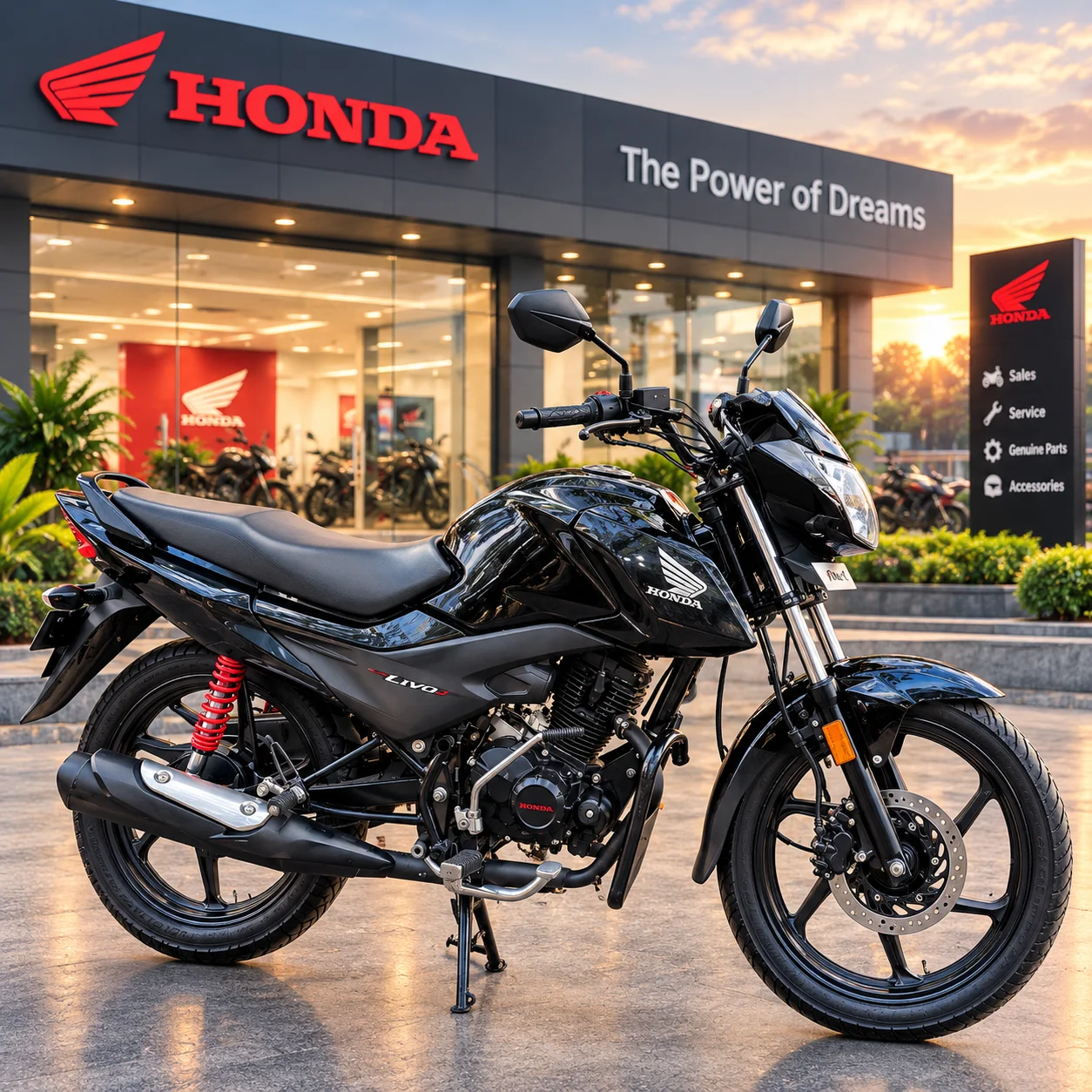 Used Bike Honda Livo at Golden Hour - Winloo