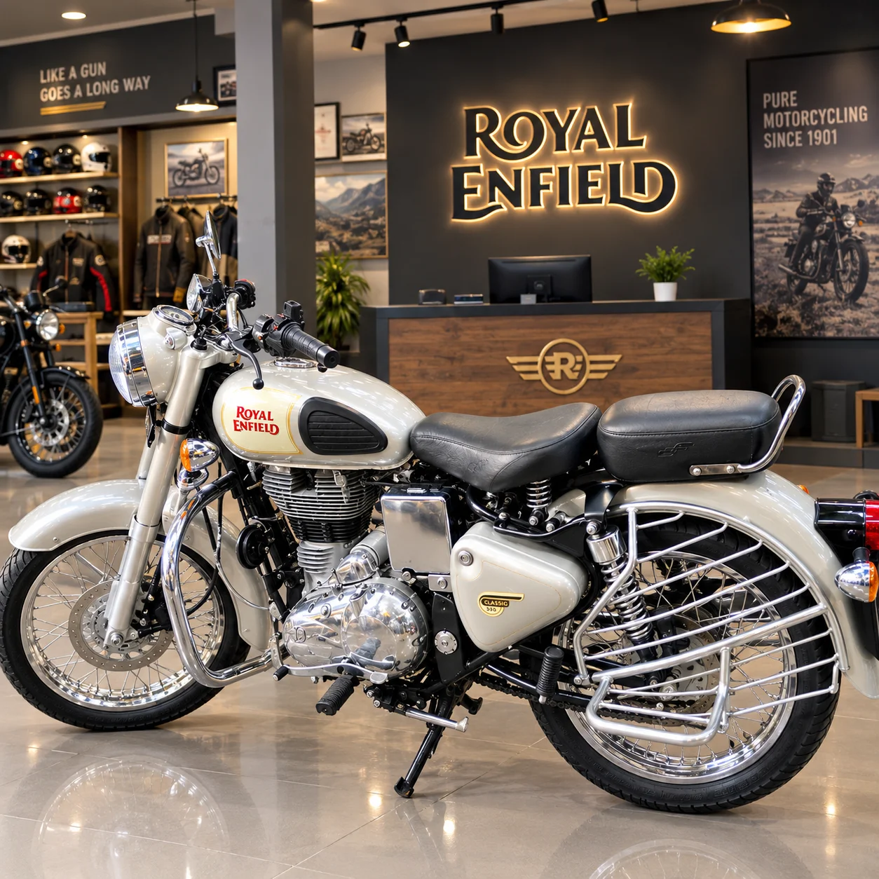 Used Bike Royal Enfield Classic in Showroom - Winloo