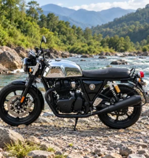 Used Bike Royal Enfield by the Mountain River - Winloo